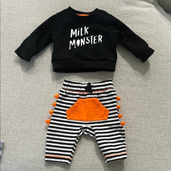 Cat & Jack Other - Cat & Jack milk monster Halloween outfit